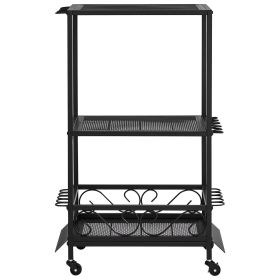 Fishing Rod Holder for 10-Rods, Mobile Fishing Pole Rack Cart with Wheels, Fish Gear Equipment Organizer for Garage Home Indoor Use, for Tackle Box R