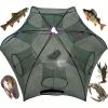 Fishing Bait Trap Crab Net Crawdad Shrimp Cast Dip Cage Fish Minnow Foldable
