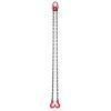 Chain Sling, 5/16 in x 10 ft Lifting Chains with 2 Leg Grab Hooks, Heavy Duty G80 Alloy Steel Lifting Sling, 7000LBS Capacity, Adjustable Engine Chai