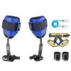 Tree Climbing Spikes Set, Height-Adjustable Tree Climbing Gear with Straps & Harness, 350 lbs Load Capacity, Heavy Duty Steel Climb Spurs Arborist Eq