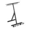 Gun Rack, Portable, Folding Heavy Duty Steel Rifle Shotgun Rack Stand, Freestanding Indoor Outdoor Gun Display Storage, Holds Up to 7 Pistols and 4 R