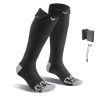 Heated Socks, 5000mAh Battery Powered, Rechargeable Heating Socks with 4 Heating Levels, Electric Heated Sock for Men Women, Foot Warmer for Hunting
