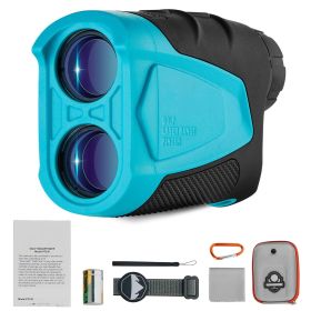 Golf Rangefinder, 900 Yards Laser Golfing Hunting Range Finder, 6X Magnification Distance Measuring, Golfing Accessory with External Magnet Mount, Hi