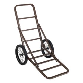 Deer Cart, 300 LBS Capacity Folding Game Cart, Deer Cart Game Hauler with Big Rubber Wheels & Ergonomic Handle, Heavy-Duty Game Cart Accessories, Uti