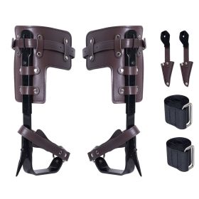 Tree Climbing Spikes, 1 Pair Alloy Steel Climbing Spurs, 350lbs Load Capacity Tree Climbing Gear with Straps and Spike Protectors, Arborist Equipment