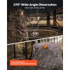 Hunting Blind, 270° See Through Ground Blind, 4-5 Person Pop Up Deer Blind for Hunting with Carrying Bag, Portable Resilient Hunting Tent, One-Way Se