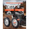 Game Carts for Hunting, 500LBS Deer Cart Game Hauler, Heavy-Duty Crawler Cart, All-Terrain Folding Deer Hauling Cart with Shock-Absorbing Tires, Util
