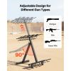 Gun Rack, Portable, Folding Heavy Duty Steel Rifle Shotgun Rack Stand, Freestanding Indoor Outdoor Gun Display Storage, Holds Up to 7 Pistols and 4 R