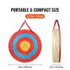 Archery Target, 5 Layers 20" Arrow Target, Traditional Solid Straw Round Archery Target Shooting Bow, Hand-Made Arrows Target, Coloured Rope Target f