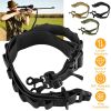 Tactical Shotgun Sling 2 Point Gun Sling Adjustable Shoulder Strap Rifle Shotgun Belts with 15-Shell Holders