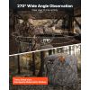 Hunting Blind, 270° See Through Ground Blind, 1-2 Person Pop Up Deer Blind for Hunting with Carrying Bag, Portable Resilient Hunting Tent, One-Way Se
