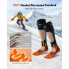 Heated Socks, Medium Size, 5000mAh Battery Rechargeable Heating Socks with 4 Heating Levels, Electric Heated Sock with APP Control for Men Women, Foo