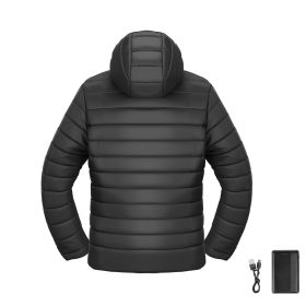 Heated Jacket for Women with 7.4V Battery, Soft Shell Electric Heating Coat, Windproof Lightweight Outerwear with 4 Heating Zones & 3 Heat Settings, (Clothing Size: Size M, Clothing Style: Women's Style)