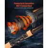 Rod and Fishing Reel Combo, IM7 Carbon Fiber Baitcasting Rod and Reel Combo, Bass Fishing Pole with 7+1 BB System, 7.0:1 Gear Ratio, Cork Handle, Sta